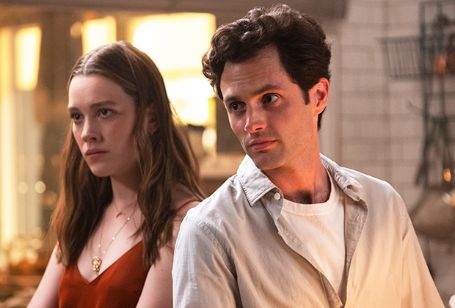 love and joe standing side by side looking at their friend